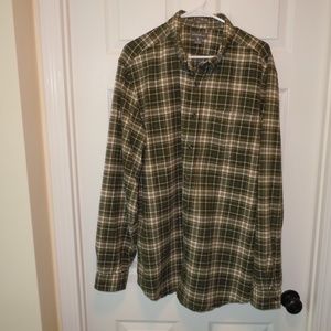 Eddie Bauer Plaid Flannel Shirt Extra Large Tall